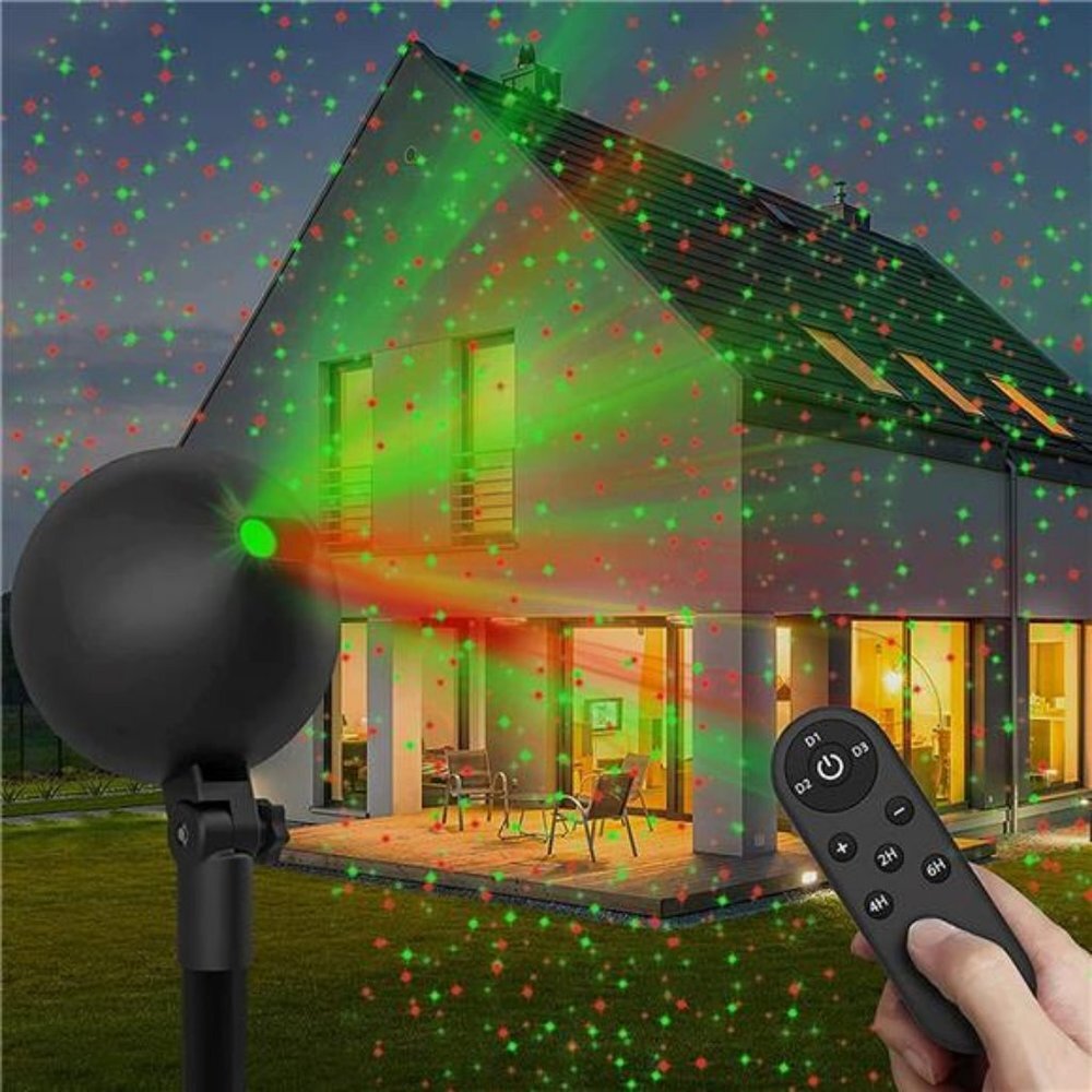 Christmas Lights Projector Laser Light Xmas Spotlight Projectors Yard Decoration